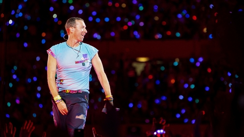 Chris Martin looks set for the World Cup final half-time show