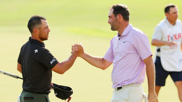Scottie Scheffler leads Xander Schaffele by seven strokes after Round 1 at the Tour Championship