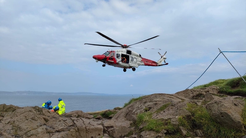 Coleraine Coastguard posted images of the rescue operation on its Facebook page