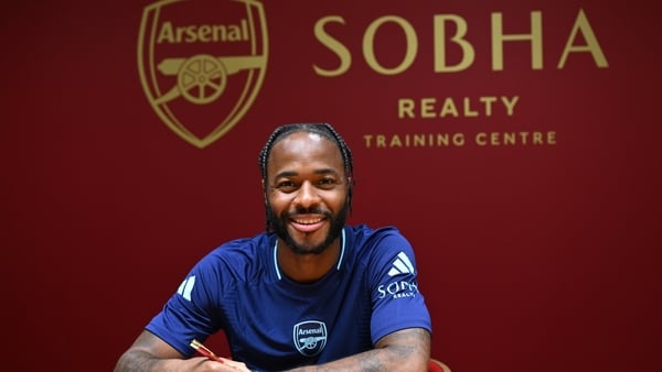 Sterling's loan move to Arsenal reunites him with Mikel Arteta who worked with him at Manchester City