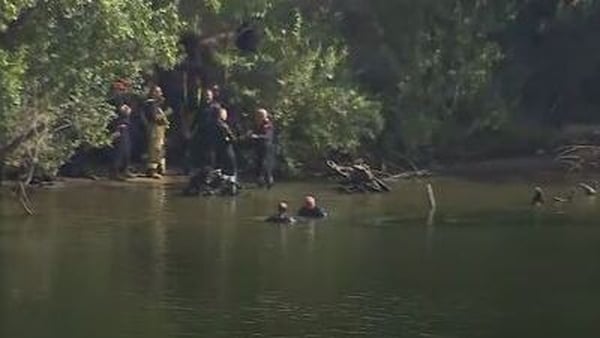 Dozens of first responders, maritime police, divers, and two Air Force helicopters are still working in the river