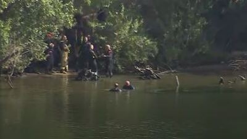 Dozens of first responders, maritime police, divers, and two Air Force helicopters are still working in the river