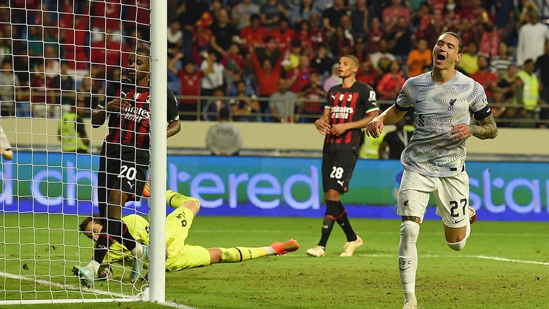 Darwin Nunez and Liverpool will start with a clash against AC Milan