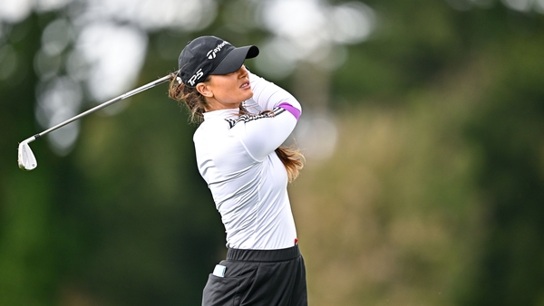 Annabel Dimmock is two shots clear
