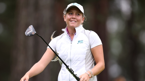 Ireland's Sara Byrne in action at the Curtis Cup