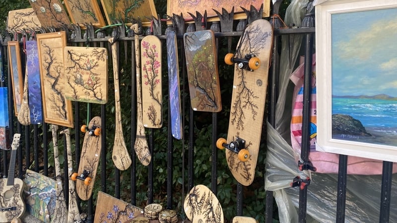 The exhibition is located on St Stephen's Green in Dublin