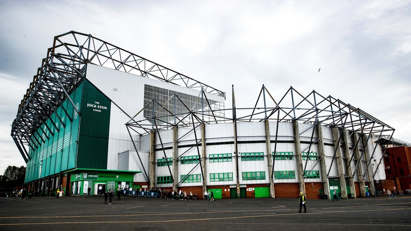 Celtic Park was buffeted by Storm Éowyn on Friday