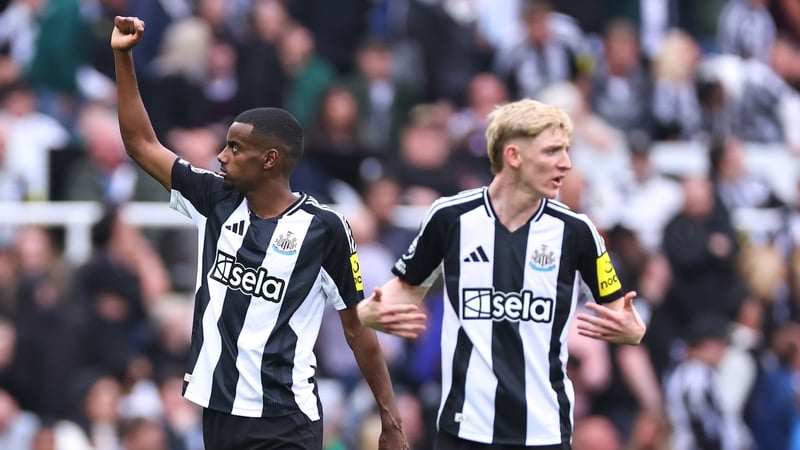 Alexander Isak opened his account for the season in front of the St James' Park faithful