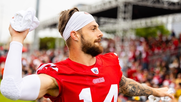 Ricky Pearsall signed a four-year fully-guaranteed contract with the San Francisco 49ers worth $12.5m after being picked in the first round of the 2024 NFL draft