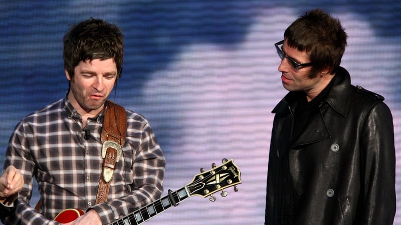 Noel and Liam Gallagher of Oasis