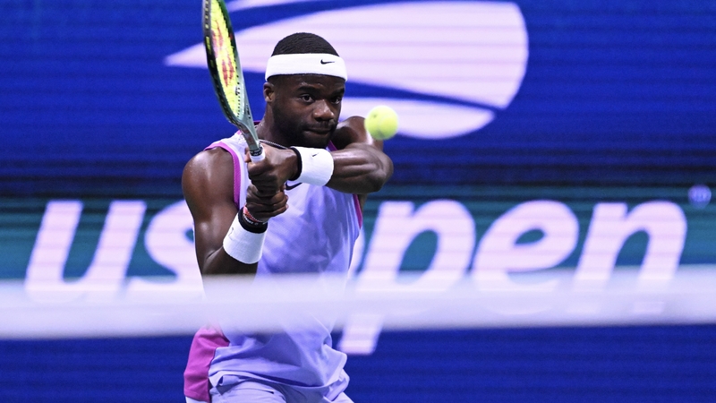 Frances Tiafoe on his way to victory