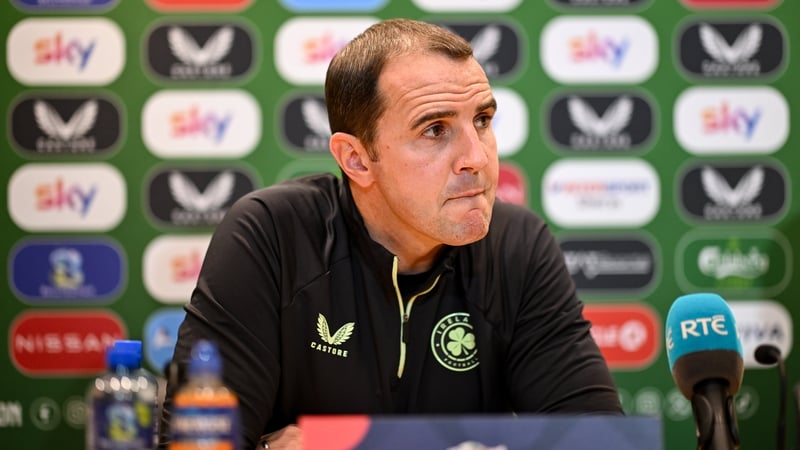John O'Shea at the press conference on Wednesday morning