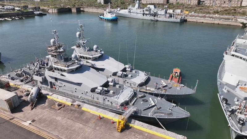 LÉ Gobnait and LÉ Aoibhinn were built in 2009 for the Royal New Zealand Navy, and were purchased from its government in 2022