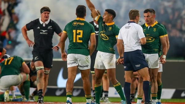 South Africa came from behind to beat New Zealand 31-27 last weekend