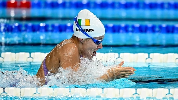 Róisín Ní Riain in action at La Defense Arena in Paris