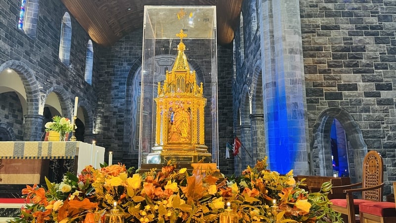 The relics are on display at the Cathedral of Our Lady and Saint Nicholas