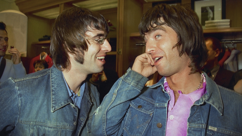 Liam and Noel Gallagher (pictured in London in February 1999) - More than 60 lots will be on offer at the online auction