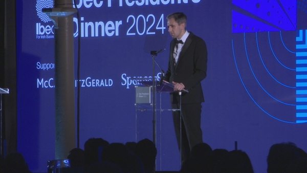 The Taoiseach was addressing the Ibec President's dinner in Dublin