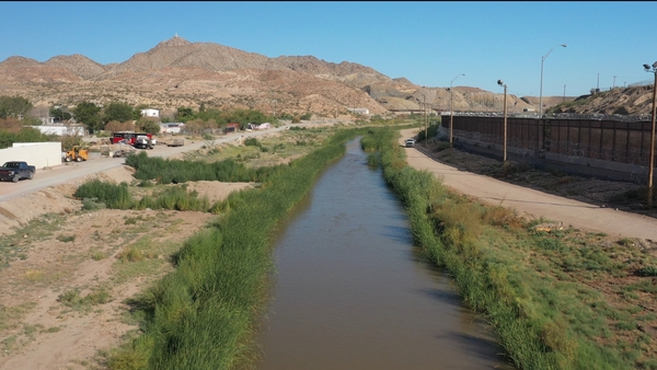 The Rio Grande marks the international boundary between US and Mexico
(Image: Jordan Vonderhaar)