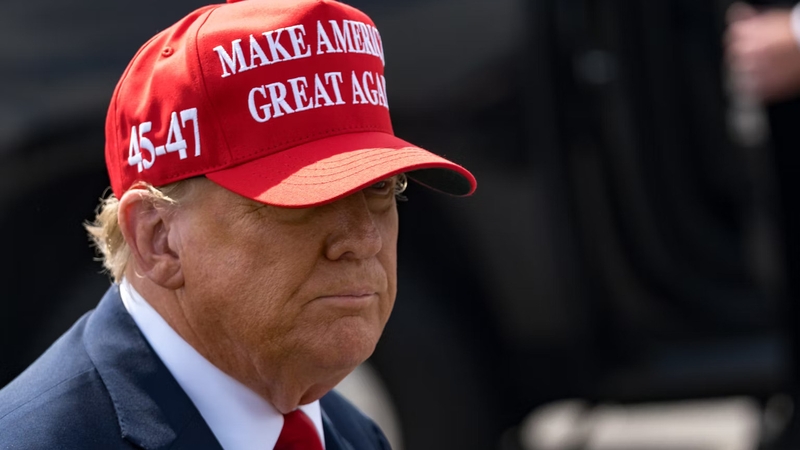 Is Donald Trump trying to keep Project 2025 under his hat? Photo: Megan Varner/Getty Images