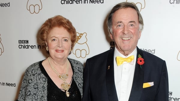 Helen Wogan and Terry Wogan, pictured in London in November 2013