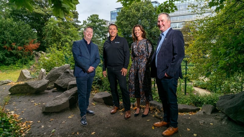 Brian Davis, VP of Sales for the UK and Ireland, Climb Channel Solutions; Dale Foster, CEO of Climb Global Solutions; Roberta McCrossan, EMEA Marketing Director, Climb Channel Solutions and David Keating, Country Manager of Ireland, Climb Channel Solution