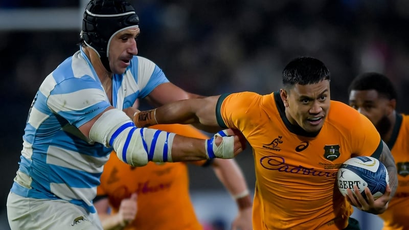 Tomas Lavanini (l) starts against Australia