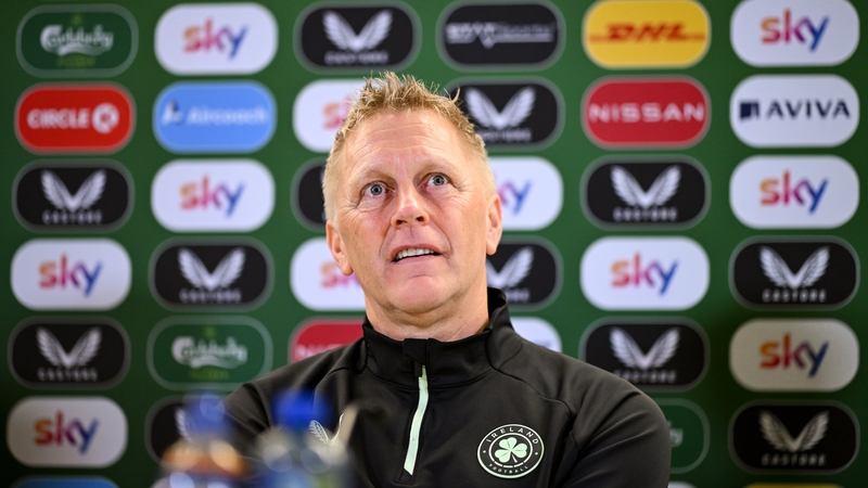 Heimir Hallgrimsson at the pre-match press conference at the Aviva Stadium