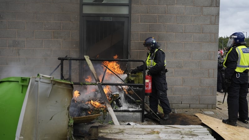 The hotel was targeted by around 400 people during days of rioting (File image)