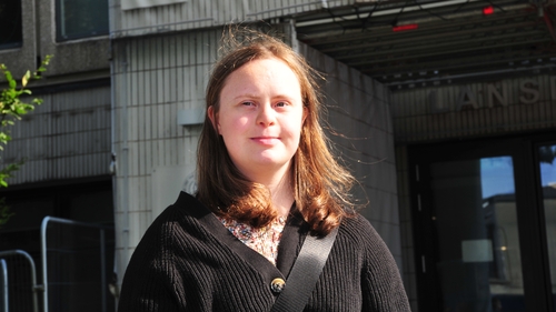 Ellie Dunne, 24, joined NCAD's fine arts degree as a mature student last year