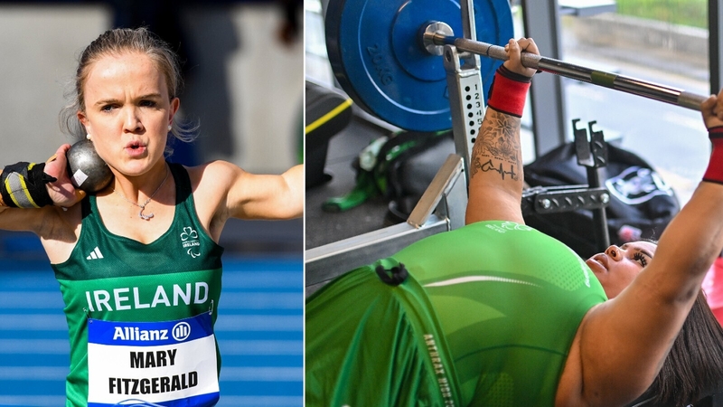 Mary Fitzgerald (L) and Britney Arendse have been waiting 10 days for their Paralympics to begin