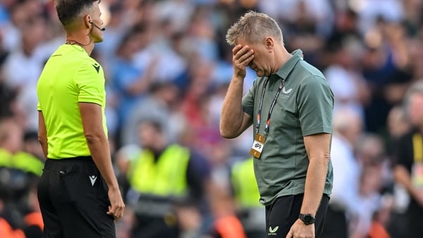 Heimir Hallgrimsson was unhappy with the way Ireland conceded the two goals