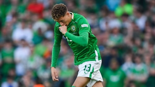 Kasey McAteer made his debut off the bench against England last year