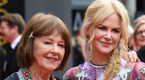 Nicole Kidman with her mother Janelle Ann Kidman as they attend the 2018 AACTA Awards in December, 2018 in Sydney, Australia. (Photo by James D. Morgan/Getty Images)