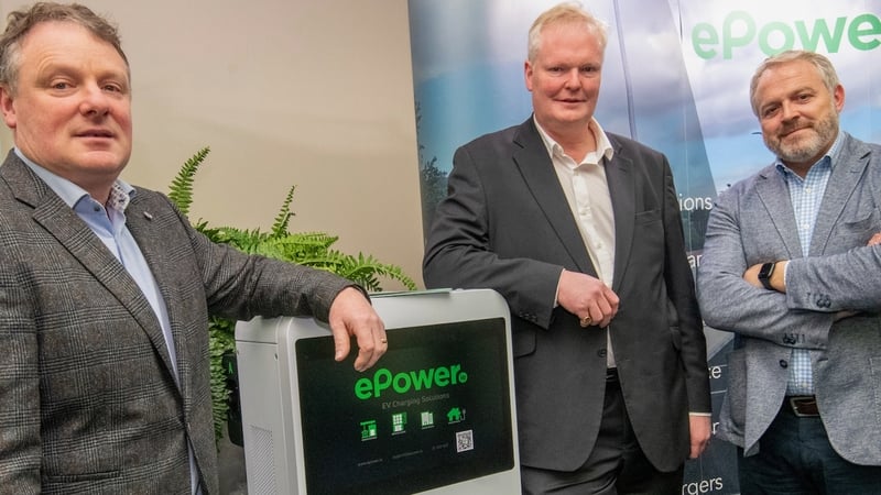 Douglas Hall (co-founder of ePower), Hugh Hall (co-founder of ePower) and John O'Keefe (CEO of ePower)