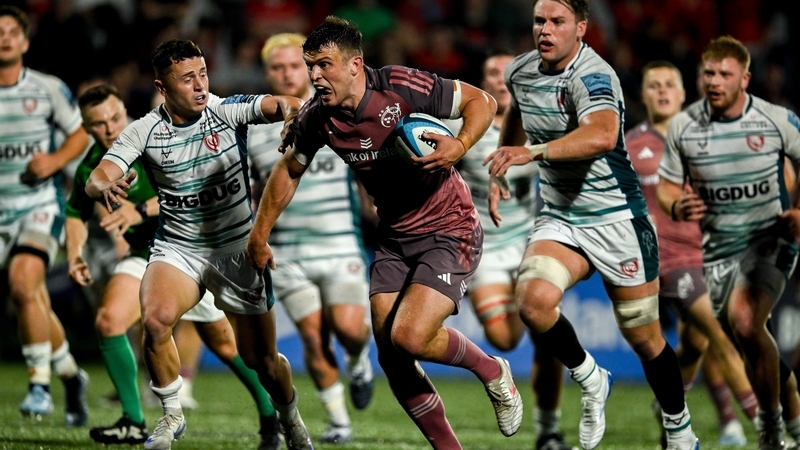 Tom Farrell of Munster during the pre-season friendly against Gloucester