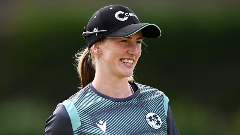 Una Raymond-Hoey was the only Irish batter to reach double figures