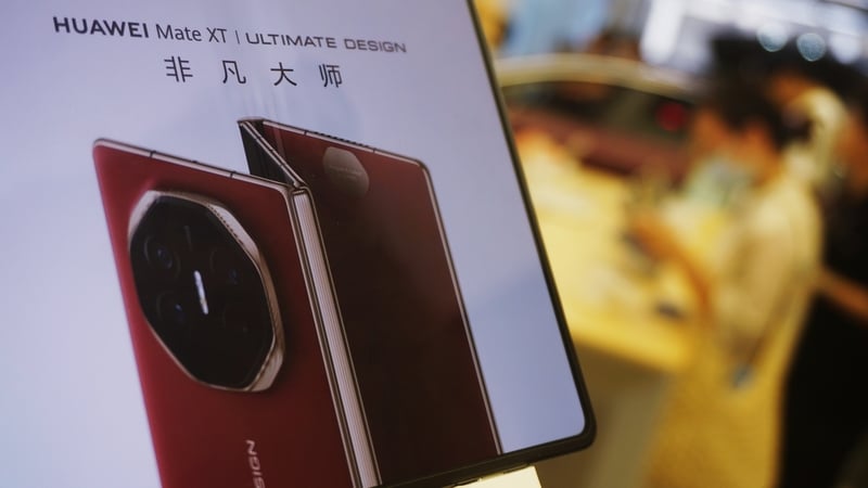 Huawei is holding a launch event of its new Z-shaped smartphone Mate XT today