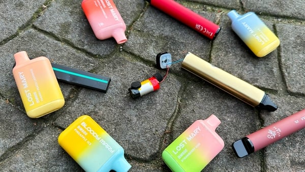 New excise duty on vapes and €1 rise on 20 cigarettes