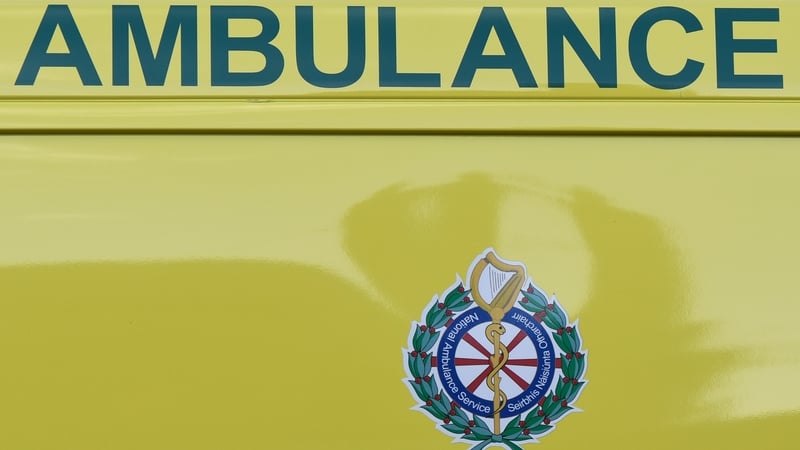 Emergency services, including a HSE ambulance, attended the incident (File image)