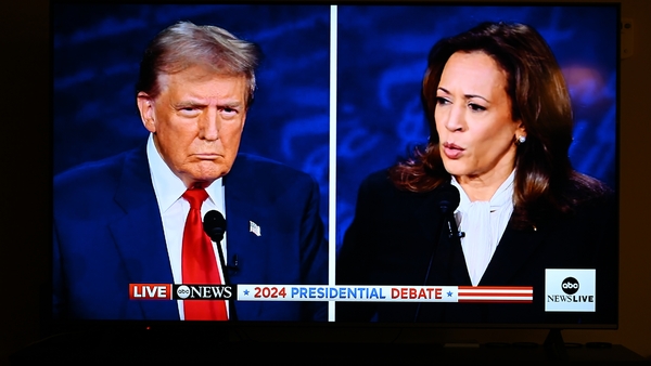 Donald Trump and Kamala Harris clashed on a range of issues