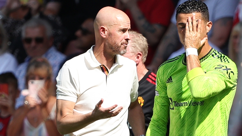Erik ten Hag and Cristiano Ronaldo endured an increasingly strained relationship at Manchester United until the latter's departure