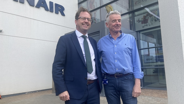 Michael O'Leary was speaking follow an hour-long conversation with James Lawless at Ryanair's headquarters in Swords
