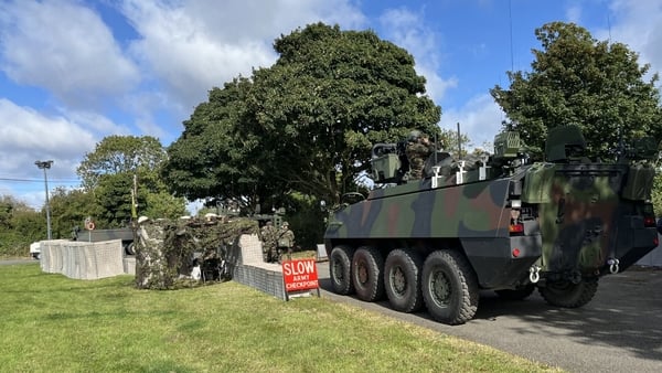 A total of 172 Irish military personnel who are members of the Battlegroup took part in the exercise
