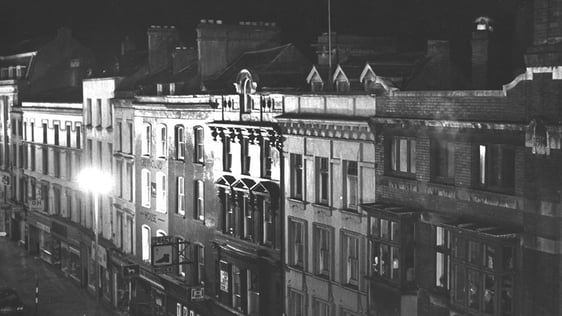 Cork city at night (1969)