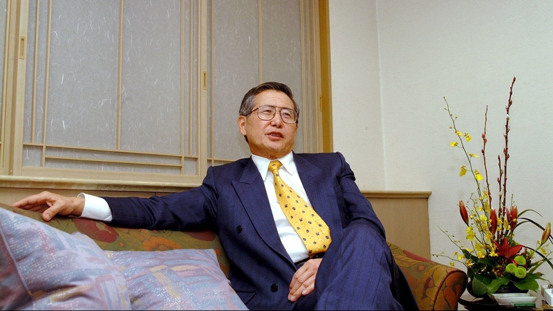 Former Peruvian president Alberto Fujimori won a third election in 2000