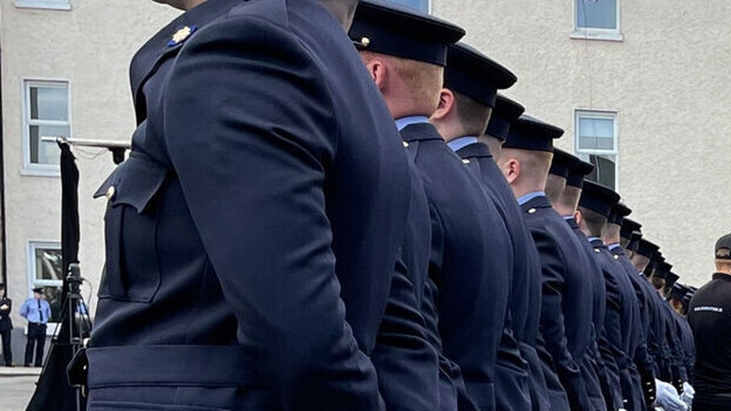 New garda recruits at a passing out ceremony at Templemore College in 2022 (Pic: RollingNews.ie)