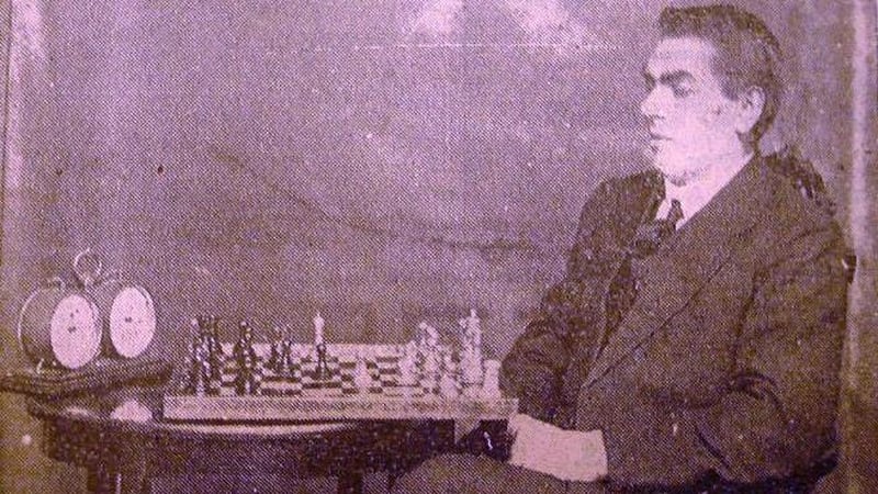 John O'Hanlon, Ireland's rep at the 1924 Chess Olympics in Paris. Photo: Ulster Chess