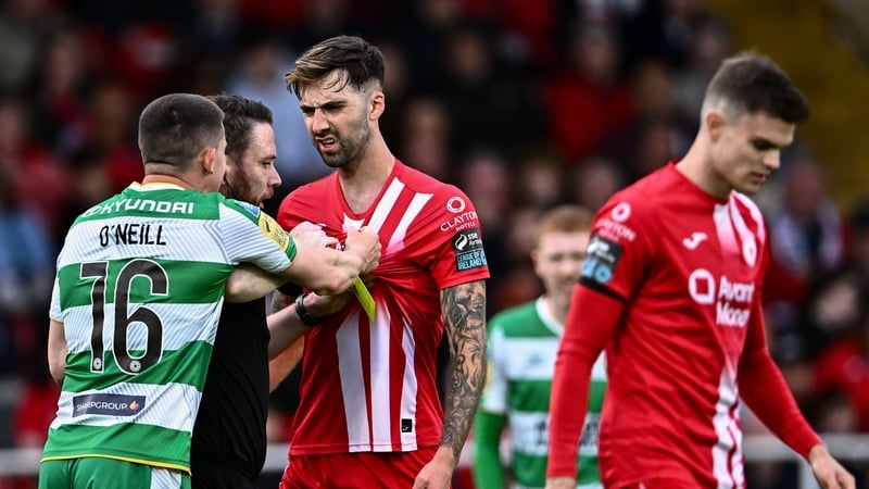 Shamrock Rovers and Sligo Rovers meet at Tallaght Stadum