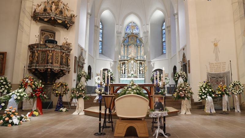 Sven-Goran Eriksson's funeral service took place in Torsby today